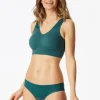 Seamless & Invisible Soft Lace rio briefs green - Invisible Soft Lace