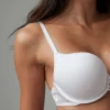 White A-DD Push-Up Triple Boost Plunge Bra