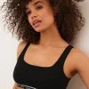 Black Nude Ultimate Comfort Crop Tops