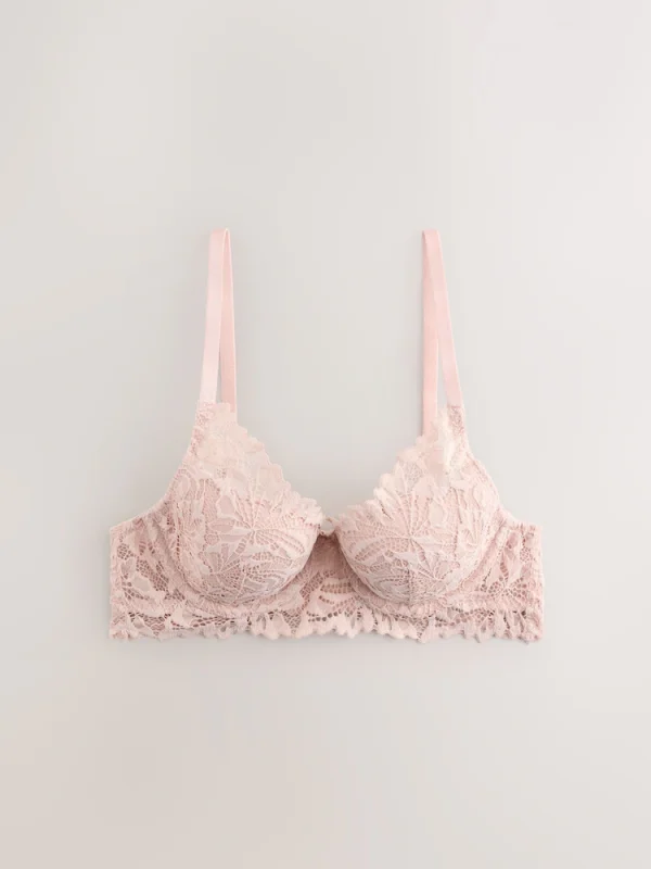 Light Pink Pad Balcony Lace Ultimate Comfort Bra