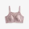 Pink Total Support Front Fastening Back Smooth & Support Bra