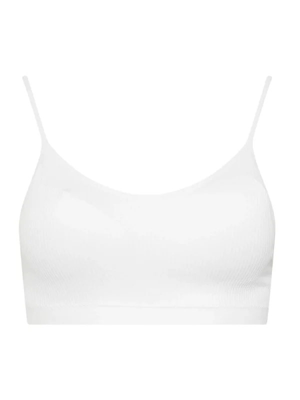 Seamless Ribbed Padded Bralettes