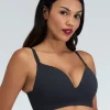 G50067s3 Boux Avenue Black Push Up Seamfree Bralettes 2 Pack