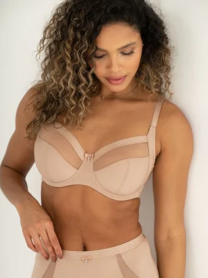 Pour Moi Natural Viva Luxe Non-Padded Side Support Bra