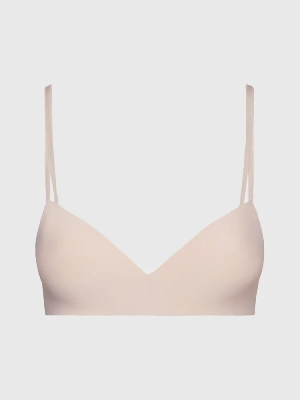 Calvin Klein Pink Wireless Push-Up Bra