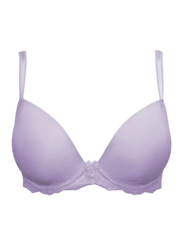 Pour Moi Purple Push Up Fleur Balconette Bra