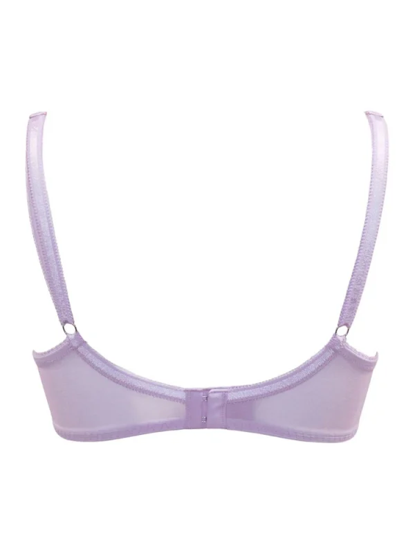 Pour Moi Purple Push Up Fleur Balconette Bra