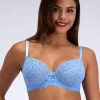 Boux Avenue Cornflower Blue Eden Lace Balconette Bra