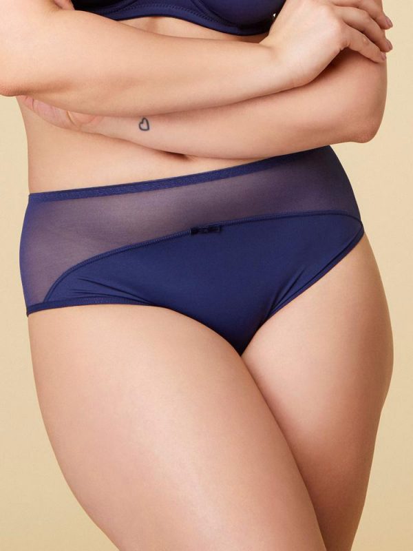 Alles Havana Granat women's slip-on panties with a high waist