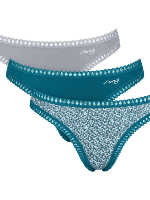 figi-sloggi-go-crush-string-3pack-v022--193724 Set of 3 Women's Thong Panties Sloggi Go Crush String V022