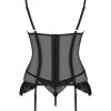 serena-love-gorset-i-stringi--125778 Charming women's set: elastic corset with lace top and thong panties Obsessive Serena Love